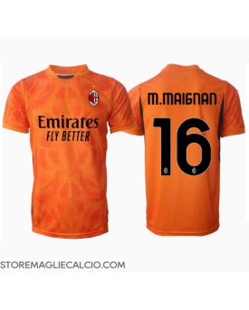 AC Milan Mike Maignan #16 Portiere Maglia Gara Trasferta Repliche 2024-25